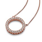 Pandora Rose Signature Circle of Sparkle Necklace - 580515CZ-45