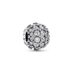 Pandora Moments Funkelndes Rundes Pavé-Charm 925 Silber