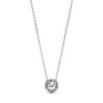 Pandora Timeless Round Sparkle Halo Necklace