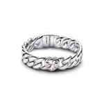 Pandora Timeless Herz Cuban-Kette Ring 925 Silber