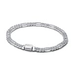 Pandora Timeless Bracelet Maille Cubaine Ovale 925 Argent - 594227C01