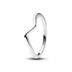 Pandora Timeless Polished Wave Ring 925 Silver