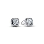 Pandora Timeless Clous d'Oreilles Halo Scintillants Argent 925 - 293551C02