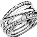 Pandora Timeless Sparkling & Polished Lines Ring - 190919CZ