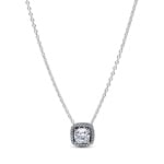 Pandora Timeless Halo Pendant Collier Necklace 925 Silver - 393560C02-45