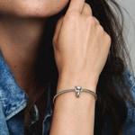 Pandora Moments x Game of Thrones Schattenwolf Geist Charm - 792963C01