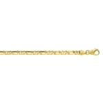 Panzerarmband Fantasie 750/18 K Gelbgold 4mm - 580.4A
