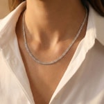 Panzerkette flach 925 Silber 2.85mm - KE-925-235