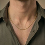 Panzerkette geschliffen 750/18 K Gelbgold 1.7mm - 1140.03050