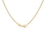 Sanded Curb Chain 750/18 K Yellow Gold 1.7mm - CPA1005