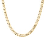 Collier gourmette massif or jaune 750/18 ct 6.0mm