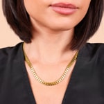 Panzerkette massiv 750/18 K Gelbgold 6.0mm - CPA1023