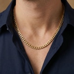 Panzerkette massiv 750/18 K Gelbgold 6.0mm - CPA1023