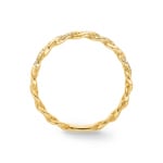 Panzerring 750/18 K Gelbgold mit Diamanten 0.09 ct H/si - RI-51432-GG