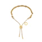 Paul Hewitt Armband Turtle Anchor Marinium Ocean Steel Gold / Sand