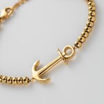 Paul Hewitt Armkette Anchor Beads Marinium Ocean Steel Goldig - PH-JE-0077