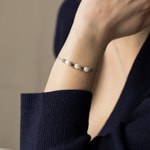 Paul Hewitt Armkette Ocean Pearl Marinium Ocean Steel Silbrig - PH-JE-0112