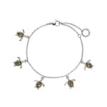 Paul Hewitt Bracelet Turtle Marinium Ocean Steel Argenté