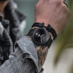 Paul Hewitt Breakwater Line Black Sunray IP Black Metal Ø 42 - PH-BW-BGM-BS-5M