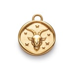 Paul Hewitt Capricorn Charm Gold
