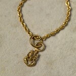 Paul Hewitt Charm-Bracelet Rope Chain Marinium Ocean Steel Gold - PH-JE-0453