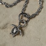 Paul Hewitt Charm-Bracelet Rope Chain Marinium Ocean Steel Argenté - PH-JE-0455