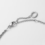 Paul Hewitt Charm-Bracelet Rope Chain Marinium Ocean Steel Argenté - PH-JE-0455