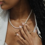 Paul Hewitt Charm-Collier Pearl Marinium Ocean Steel Doré - PH-JE-0447