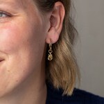 Paul Hewitt Charm-Créoles Hoops Marinium Ocean Steel Doré - PH-JE-0459