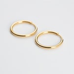 Paul Hewitt Charm-Créoles Hoops Marinium Ocean Steel Doré - PH-JE-0459