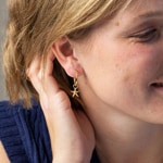 Paul Hewitt Charm Starfish Marinium Ocean Steel Doré - PH-JE-0426