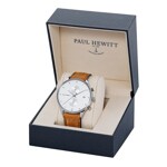 Paul Hewitt Chrono Line White Sand Leather Mustard Ø 42 - PH-C-S-W-49M