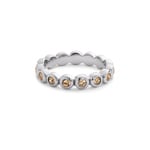 Paul Hewitt Bague Rainbow Stones Argenté