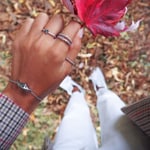 Paul Hewitt Bague pour Femmes Rope North Star - PH-FR-STRO-S