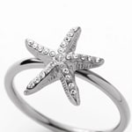 Paul Hewitt Bague Sea Star Marinium Ocean Steel Argenté - PH-JE-1113