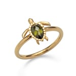 Paul Hewitt Damenring Turtle Marinium Ocean Steel Goldig