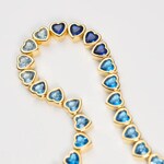 Paul Hewitt Collier Heart of the Sea Rainbow Argent 925 plaque or - PH-JE-2219