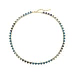 Paul Hewitt Collier Heart of the Sea Rainbow Argent 925 plaque or