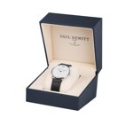 Paul Hewitt Miss Ocean Line Marble IP Rose Leather Graphite Ø 33 - PH-M-R-M-31S