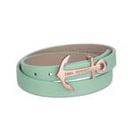 Paul Hewitt North Bound IP Rose Wrap Bracelet Leather Bermuda - PH-WB-R-25