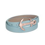 Paul Hewitt North Bound IP Or Rosé Enroulé Bracelet Cuir Niagara