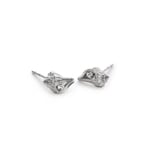 Paul Hewitt Stud Earrings Sea Shell Marinium Ocean Steel Silver