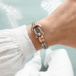 Paul Hewitt Phinity Shackle IP Roségold Grau - PH-FSH-L-R-GR