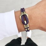 Paul Hewitt Phinity Messing Shackle Nylon Marineblau-Rot - PH-SH-N-M-NR