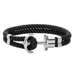 Paul Hewitt Phrep Anchor Bracelet Marinium Nylon Black