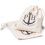 Paul Hewitt Phrep IP Gold Anchor Bracelet Leather Black - PH-PH-L-G-B
