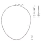 Paul Hewitt Jewellery Set Anchor Marinium Ocean Steel Silver - PH-SET-3