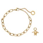 Paul Hewitt Jewellery Set Turtle Marinium Ocean Steel Gold - PH-SET-8