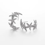 Paul Hewitt Sea Star Créoles Ocean Steel Or Argenté - PH-JE-1092