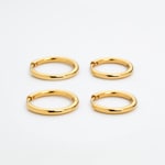 Paul Hewitt Treasures of the Sea Créoles Ocean Steel Doré - PH-JE-0170